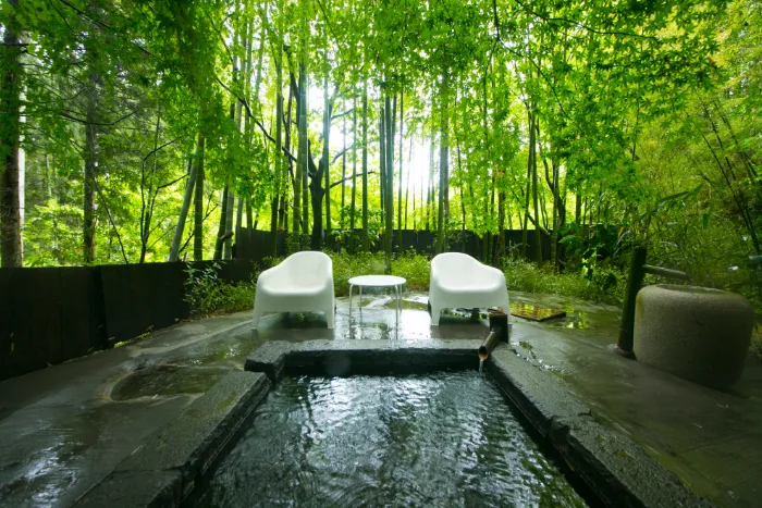 Simple-Spring Ryokan in Yufuin: What the Bath Labels Actually Tell You