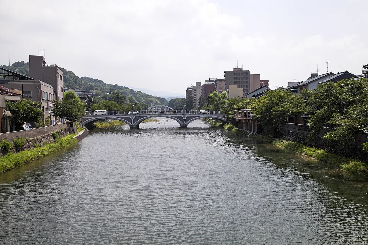 Asanogawa Bridge, photographed from another angle