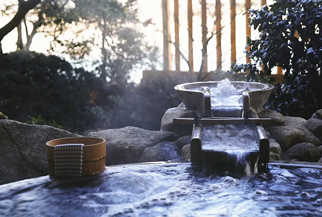 The bathing facilities at Juhachiro