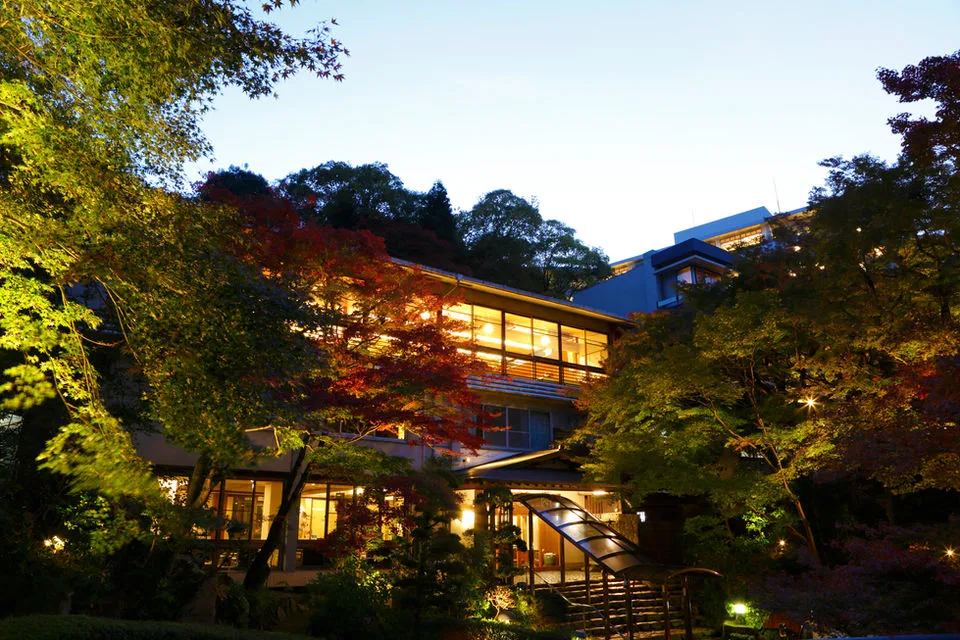 Tenjin spring source in Arima Onsen