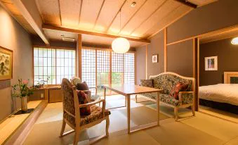 Public hot-spring bath at Yufuin Ubl Hotel