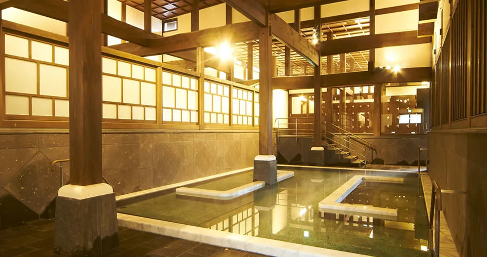 Historic Sakura-yu bathhouse in Yamaga