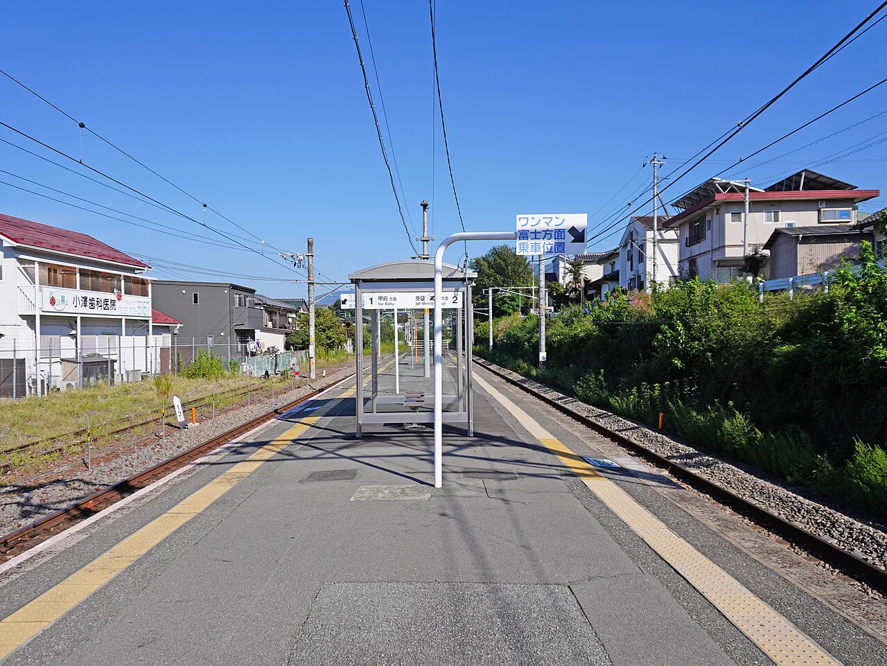 Kai-Ueno Station on the JR Minobu Line