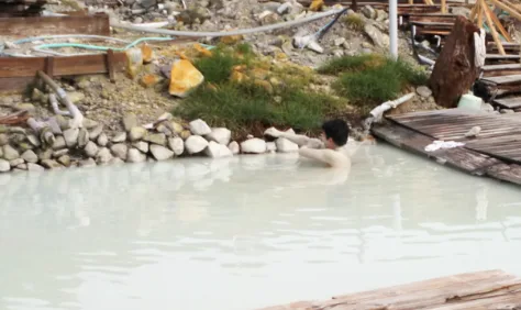 Bathing area at Toshichi Onsen Saiunso