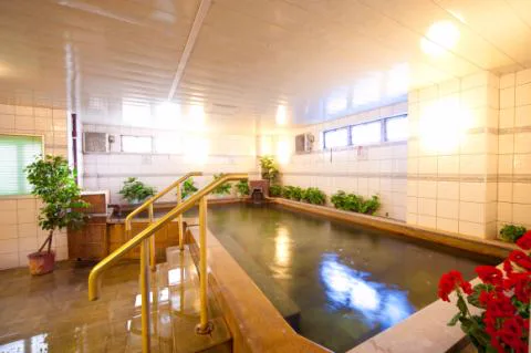 Hot spring facilities at the Beppu Onsen hotel group