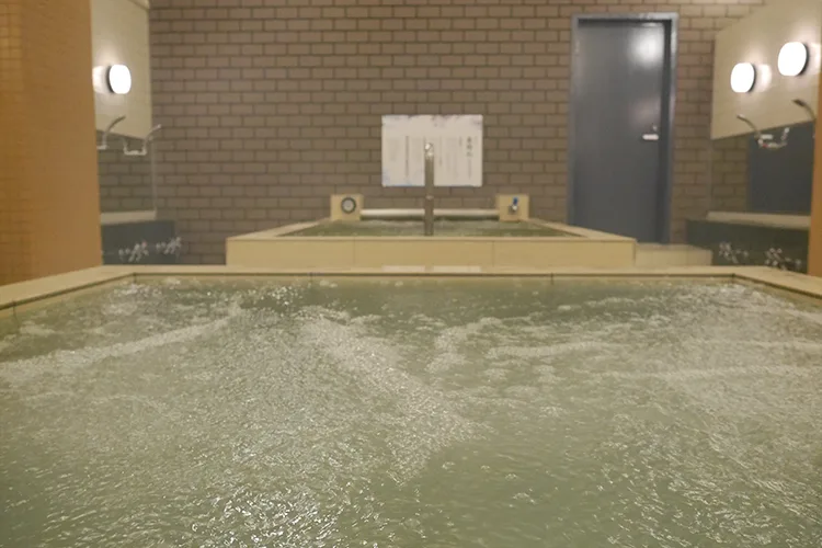 Bath area at Fujimiyu